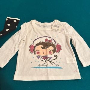 2 Cute tops for girls 12-18months